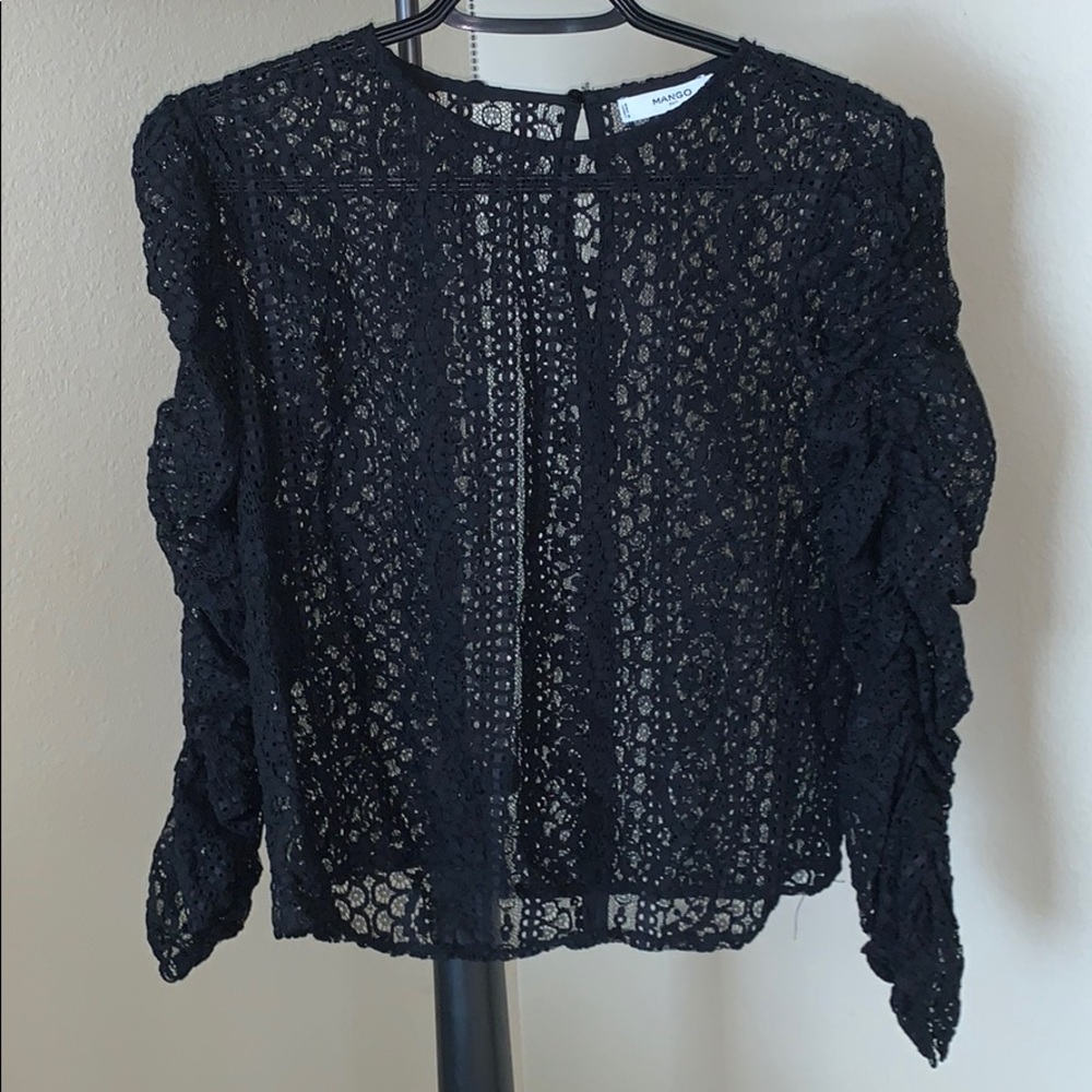 Mango Suit Lace Top